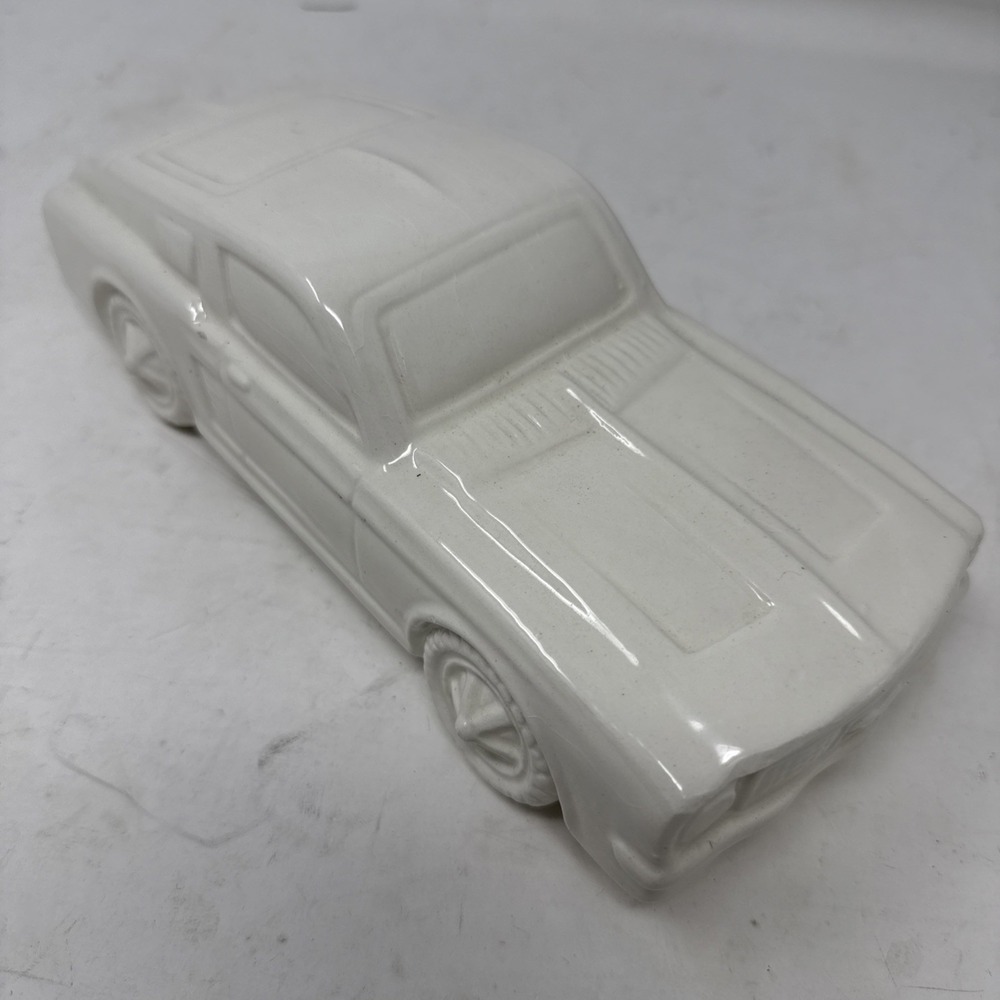 SELETTI Car Figurine Ceramic Made in Italy Porcelain Automotic Sculpture Pop Art